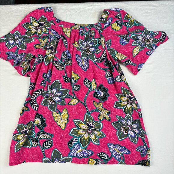 Loft Petites Pink Floral Shirt - Size XS - Picture 7 of 8